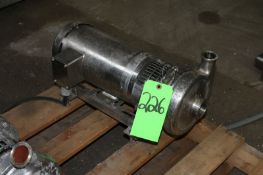 1.5 hp S/S Clade Centrifugal Pump, 1 1/2