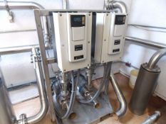 2 G&L High Flow 10HP Centrifugal Pumps, Last used in a pump house for bottled water plant to pump