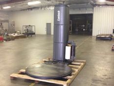 Lantech Q-300 Semi Automatic Pallet Wrapper, Fully Operational, Floor Level Unit, 80 inch wrap