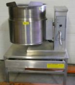 Cleveland Range Ltd 12 Gallon Electric Kettle.  Model:  KET-12-T, Serial:  101023052395, 12 Gallon