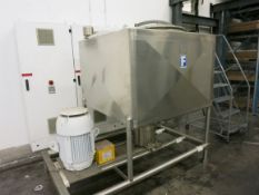 2010 Feldmeier 400 Gallon Liquifier, 40 HP drive at 1800 RPM, 460 volts, 60HZ, 3PH, 24? Diameter Top