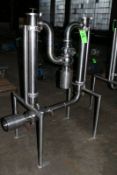 S/S On-Line Filters Mounted on S/S Stand, Approx. 35