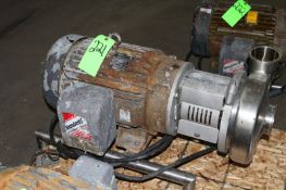 WCB Type 25 hp Centrifugal Pump, 3 1/2