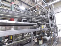 Sentry Lowerating Gripper Rinser, D Style Soft Touch Gripper Bubbles, Stainless Steel HP1873 Rexnord