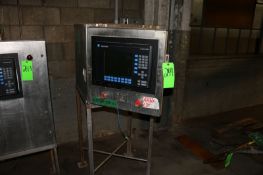 Allen-Bradley PanelView 1000e, Cat #: 2711E-K10C6, Mounted on S/S Control Panel (TJP-SALE PRICE