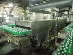 Ambec 5’ x 30’ Stainless Steel Bottle Warmer, Plastic Intralox Bed measures 5’ W x 30’ L, Includes