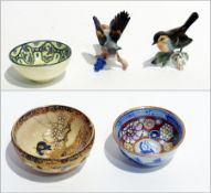 Royal Doulton lustre porcelain miniature