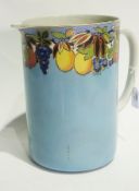 Pair oriental porcelain plates, pair pot