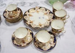 Royal Crown Derby part teaset, Imari pat