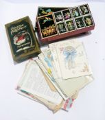 Quantity greetings cards, other ephemera