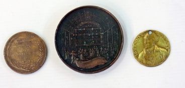 Three medallions viz:- 