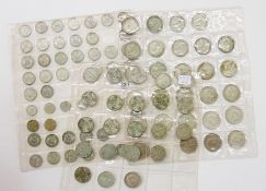 Approx. 40 pre-1947 shillings, approx. 2