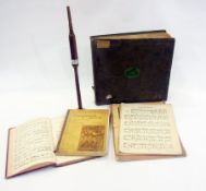 Bagpipe chanter, album of 78rpm classica