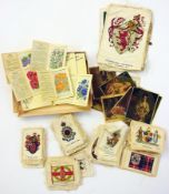 Set of Kensitas silk flag cards, Spinnet