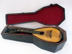 Late 19th/early 20th century inlaid mand