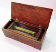 Cylinder musical box with 20cm brass cyl