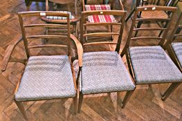 Set of six mid 20th century Gordon Russe