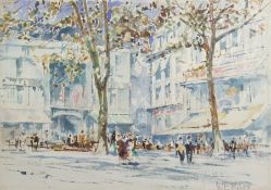 Watercolour on board