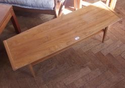 A Myer hardwood coffee table with unders