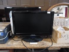 A Samsung flatscreen television, 55cm sc