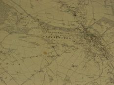 Five ordnance survey maps, another frame