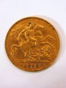 Half sovereign, 1910