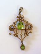 Victorian gold-coloured metal, marked 9c