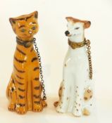 Pair late 20th century Limoges porcelain