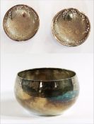 A pair of white metal Eastern bon-bon di