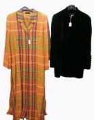 A Paul Costelloe black crepe full length