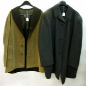 A cashmere and wool grey gentleman's ove