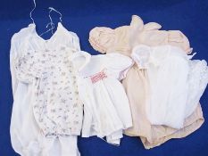 Vintage baby rompers, dresses, coats, et