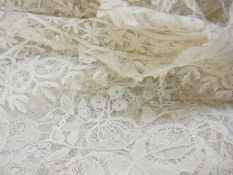 A large Russell's needle and bobbin lace