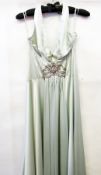 Jenny Packham eau de nil evening dress,