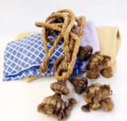 Some elaborate tiebacks and various piec