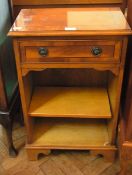 A reproduction yewwood veneered side cup