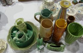 Quantity Sylvac pottery including dog po