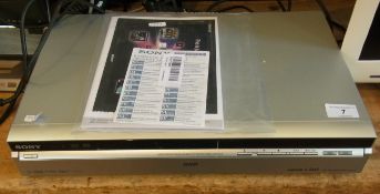 Sony DVD player and recorder with its bo