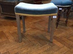 Elizabeth II Coronation stool with uphol