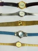 A Philip Mercier lady's stainless steel