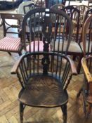 19th century Windsor armchair with pierc