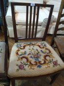 19th century mahogany railback dining ch