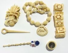 Quantity of early 20th Century carved iv