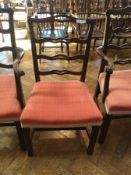 A set of eight (six plus two) George III