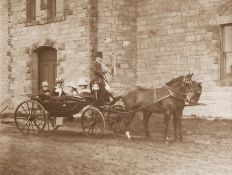 Eight various hunting prints