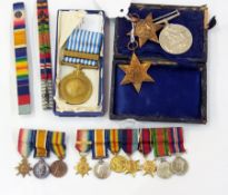 Korean medal with blue and white ribbon,