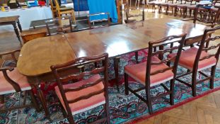 19th century mahogany dining table in th