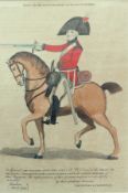 Two colour prints Kings Dragoon Guards,