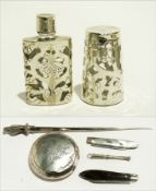 20th century silver skewer, with eagle f