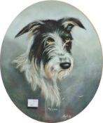 Watercolour paintings of dogs,